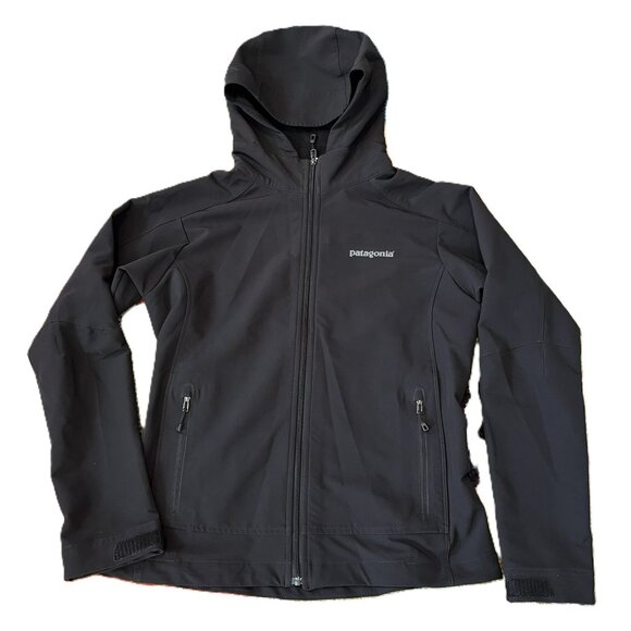Patagonia W's Simple Guide Softshell Hooded Jacket, Black, Small - Picture 2 of 15
